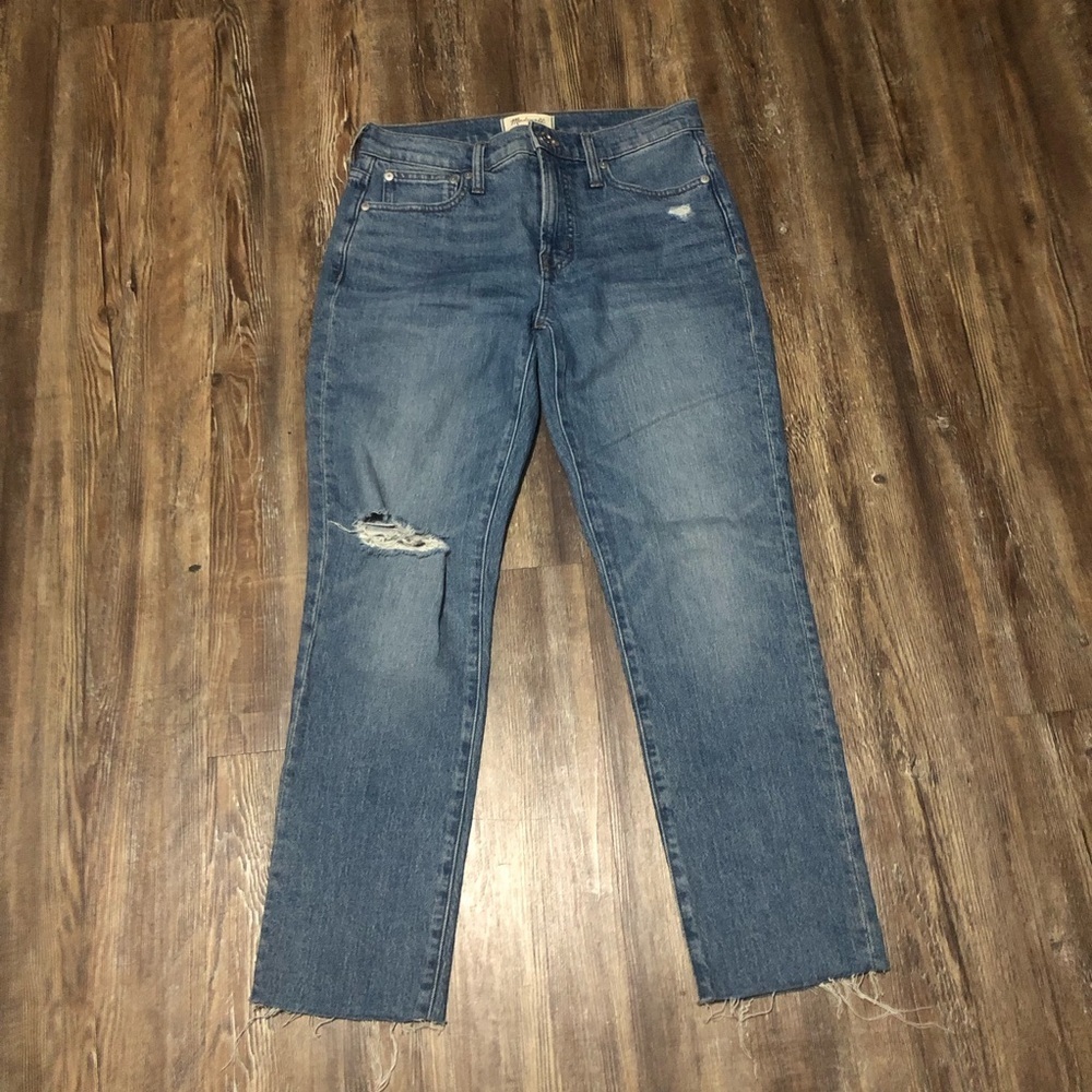 Madewell The Mid Rise Perfect Vintage Jeans Women's 26 in Ainsworth Wash Denim
